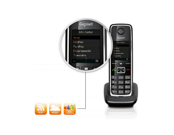 IP-Радіотелефон DECT Gigaset C530A Black