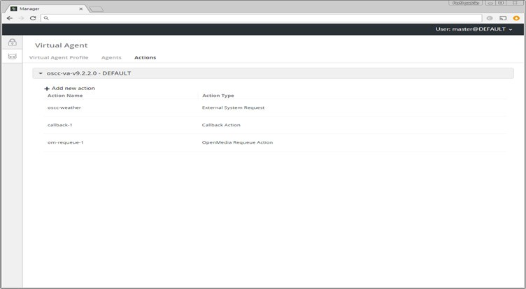 Manager Web configuration options